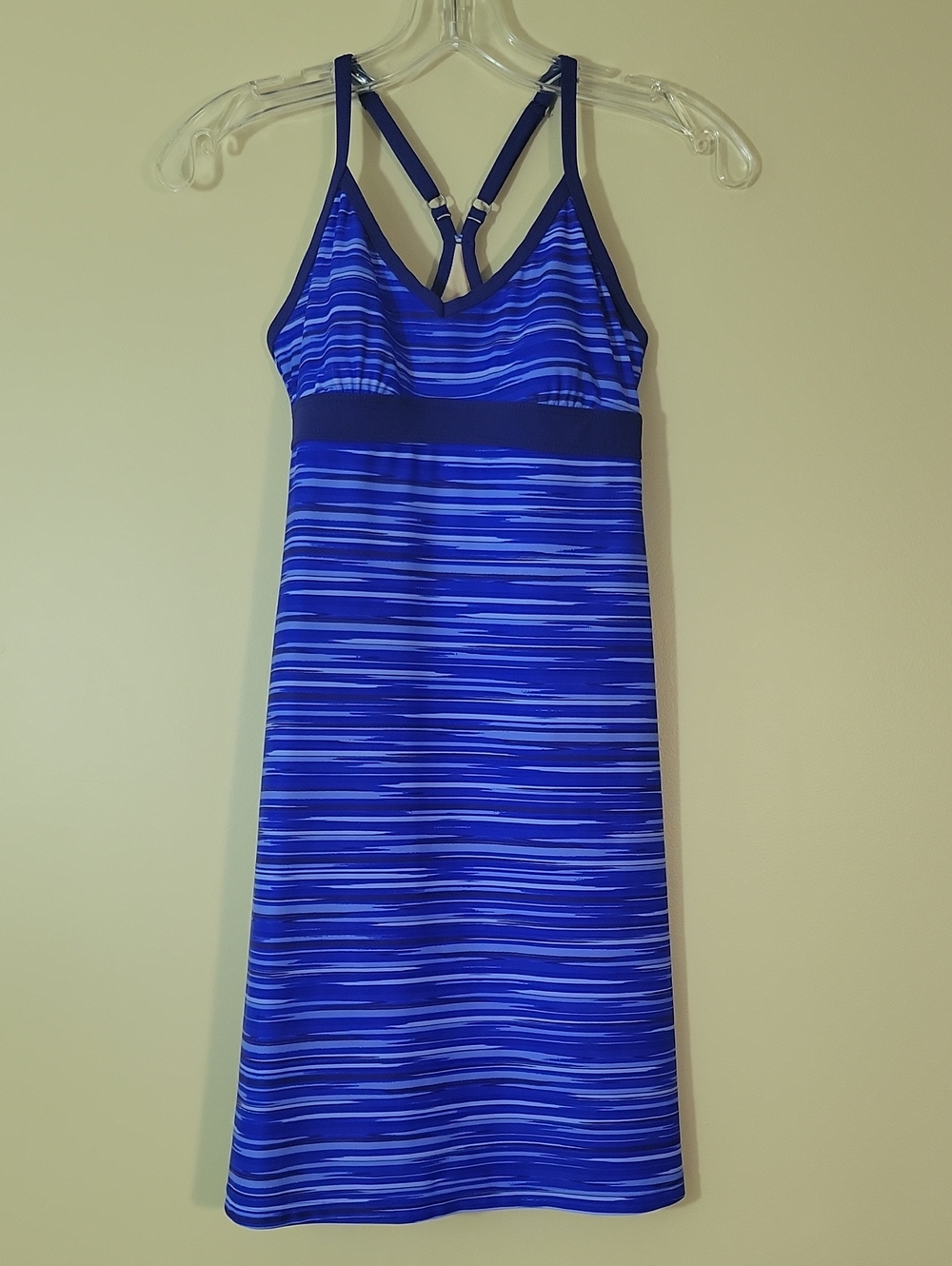 Athleta Shorebreak beach dress XXS blue swim dress mini hike
